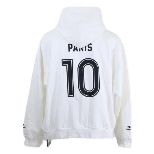 BALENCIAGA バレンシアガ 【新品同様/国内正規/23年製】744457 Soccer Paris Zip-Hoodie ジップアップ パーカー トップス