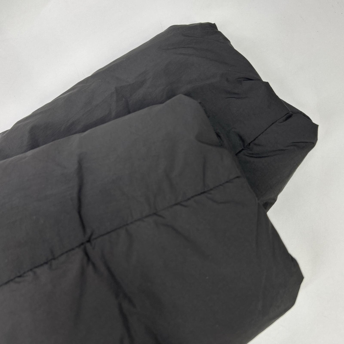 SEEALL Seeall SAW01 CT801 Charcoal Nylon 1B Open-Collar Down Coat Coat