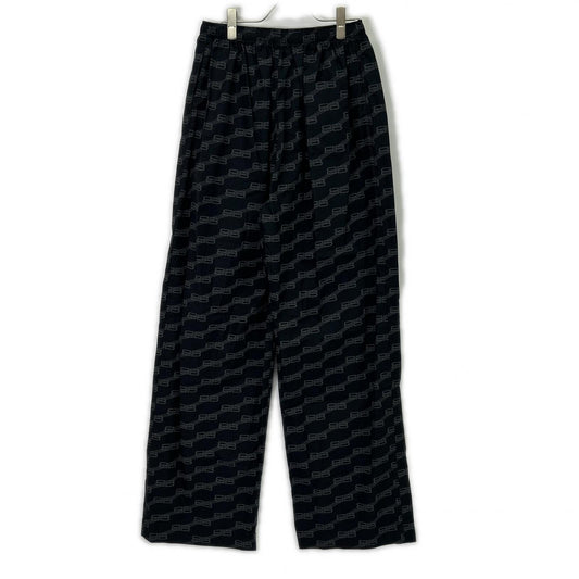 BALENCIAGA バレンシアガ 658883 22年 ブラック BBロゴ イージーパンツ ボトムス