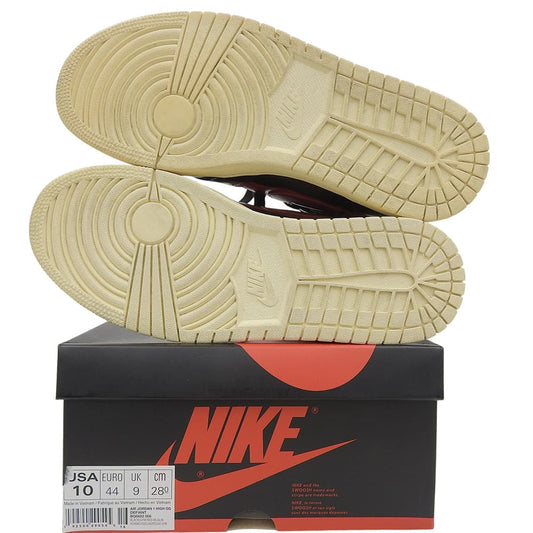 NIKE ナイキ 美品 Air Jordan 1 Retro High OG Couture クチュール レザー シューズ メンズ ブラック×レッド 28cm BQ6682-006 シューズ