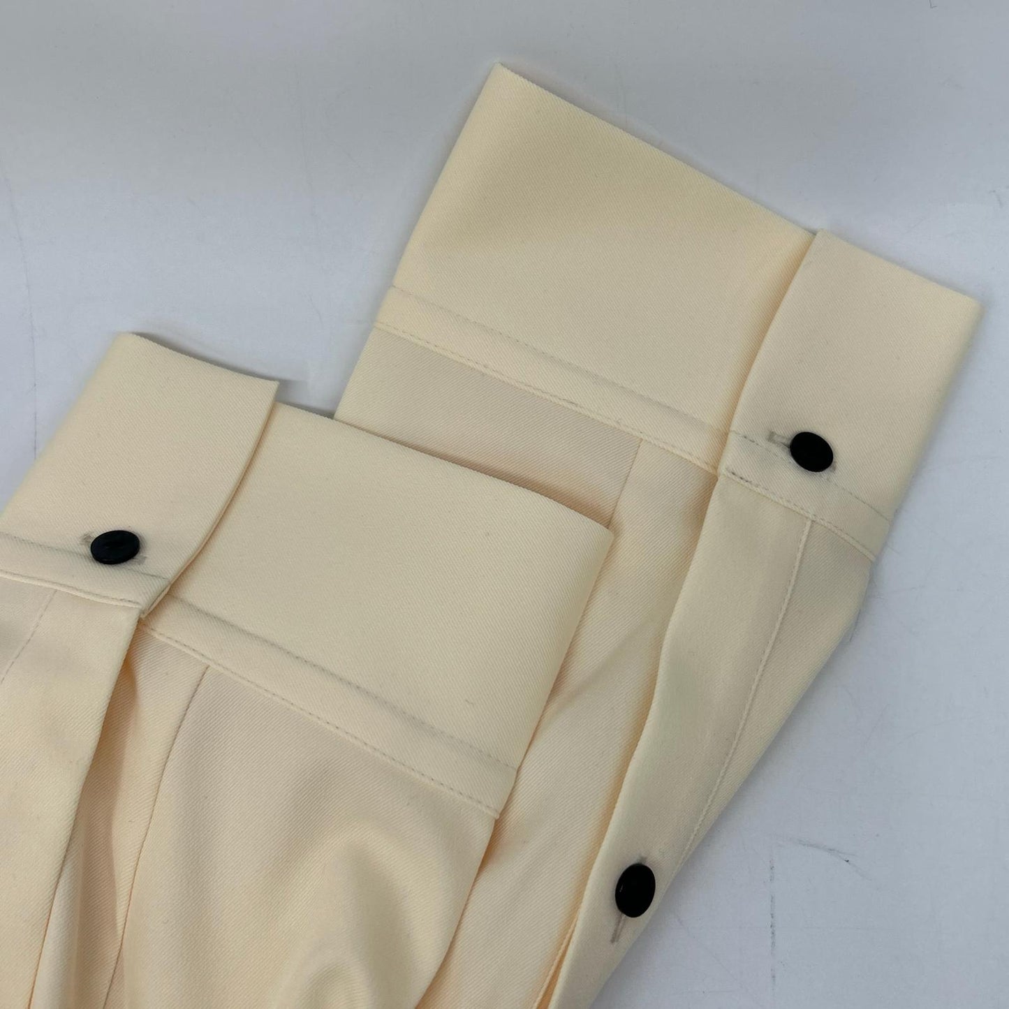 nagonstans 26SS 470JS430-0261 Beige Polyester Loose Center Crease Shirt Top