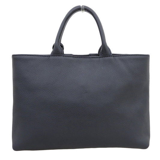 aniary Aniary Beautiful Shrink Leather Mini Tote Bag Women's Navy 07-02010 Tote Bag