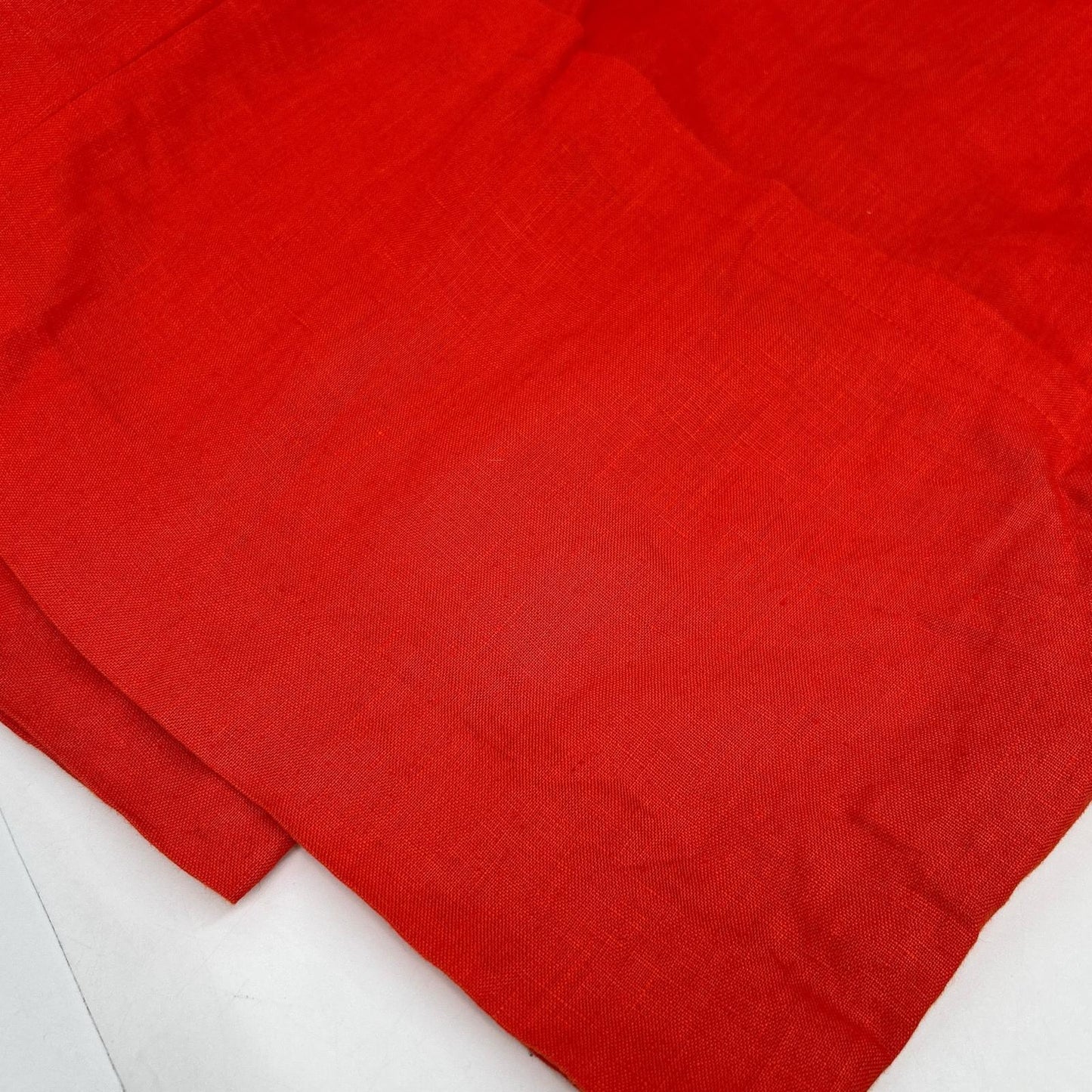 ENFOLD 300BS431-3980 Orange Linen Wide Long Pants Bottoms 38