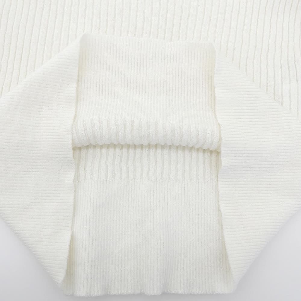 美品 18针美利奴羊毛 高领套头针织衫 上衣 女士 米白色 25AW 10252816220 上衣 36 女士
