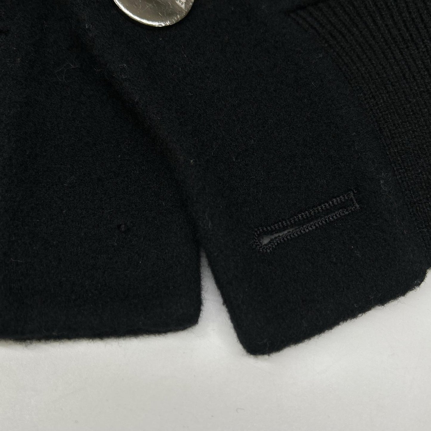 MADISON BLUE 23FW MB234-1012 Black Wool Beaver Metal Button RV Sailor Blouson Tops 00 (XS)