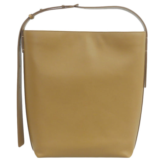 Tsuchiya Kaban Manufacturing Tsuchiya Kaban Seisakujo As New Atoroh One Handle Tote Leather Tote Bag Men's Camel A25S00241603025 Tote Bag