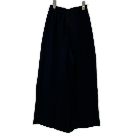 HYKE ハイク 25SS 251-13344 ブラック アセテート TA/P WIDE LEG PANTS ボトムス