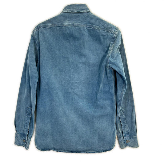 RRL ダブルアールエル 782913172001 コットン ロングスリーブストライプデニムシャツ トップス
