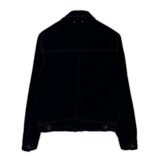 MINEDENIM マインデニム 24AW 2410-8002-99-022 ブラック コットン混 4B ベルベットデニムトラッカージャケット ジャケット