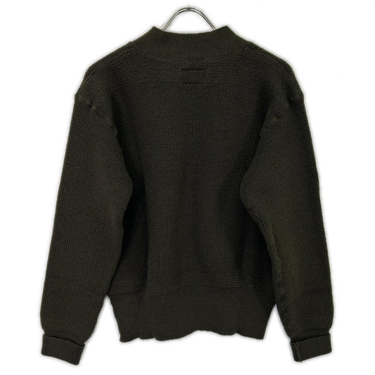 TROPHY CLOTHING トロフィークロージング ダークオリーブ TYPE A-1 メカニックニットセーター トップス