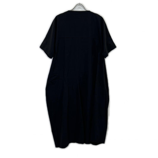 m_mefu Mefu 25SS 15125008 Black Nylon Blend Center Zip Sleeveless Dress