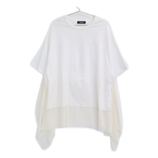 UNDERCOVER アンダーカバー 24AW ホワイト レースドッキング ショートスリーブカットソー トップス