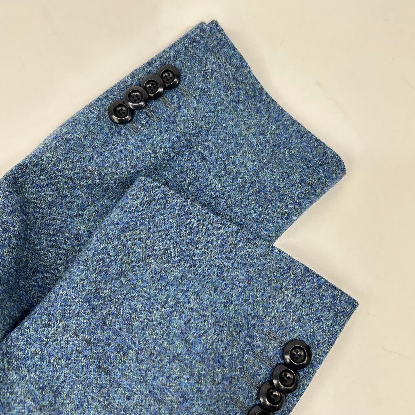 ETRO 艾特罗 172-1187Q-0109 NEW JERSEY 蓝色 羊毛 植物印花衬里 侧开衩两扣西装外套