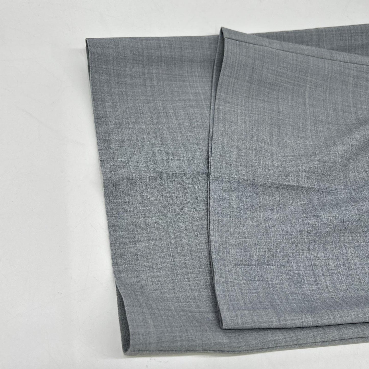 Whim Gazette 24SS WGZ1032102A0008 Gray High-Waist Semi-Wide Silhouette Wool Tuck Pants Bottoms