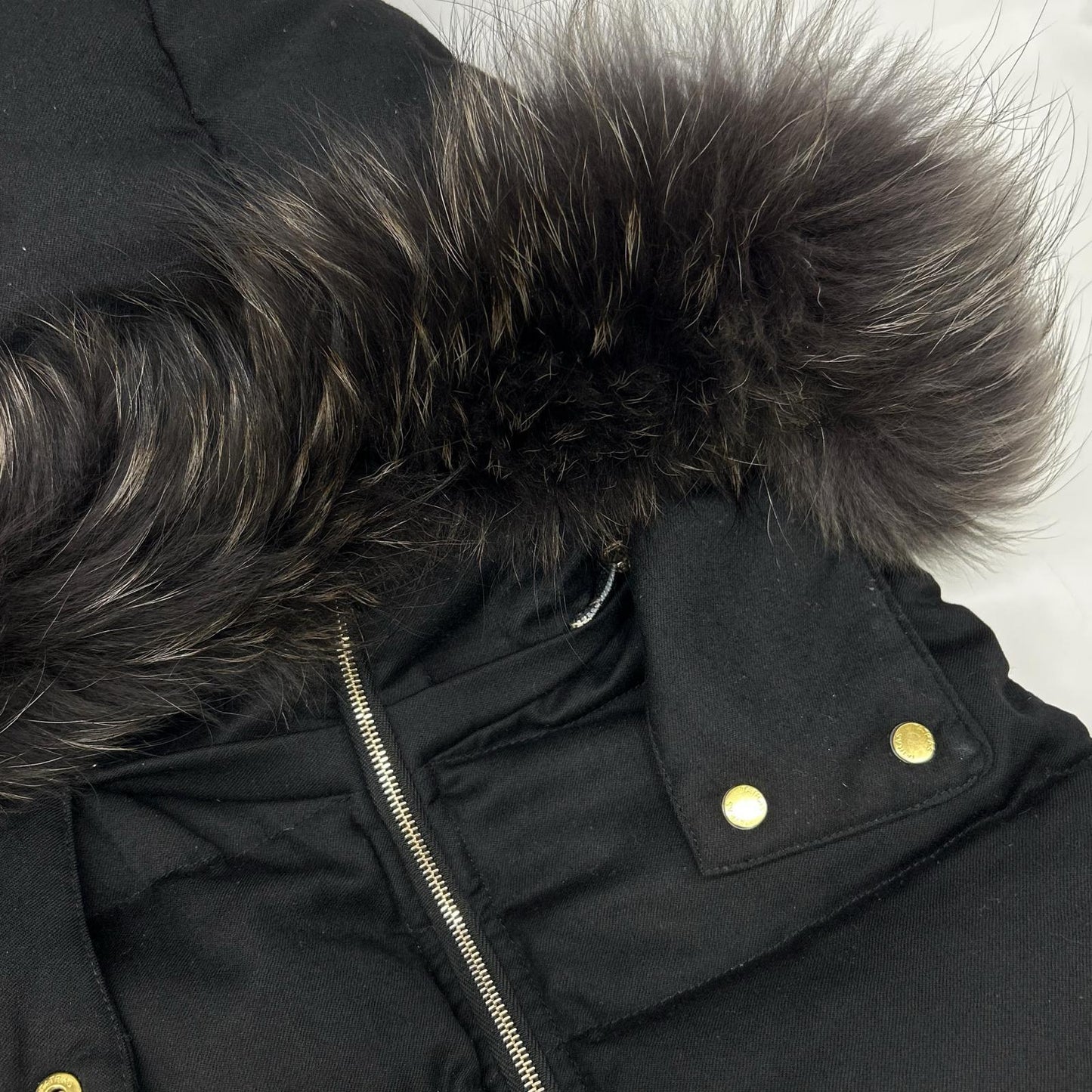Black Nylon LUSERA Down Vest 02 for Women