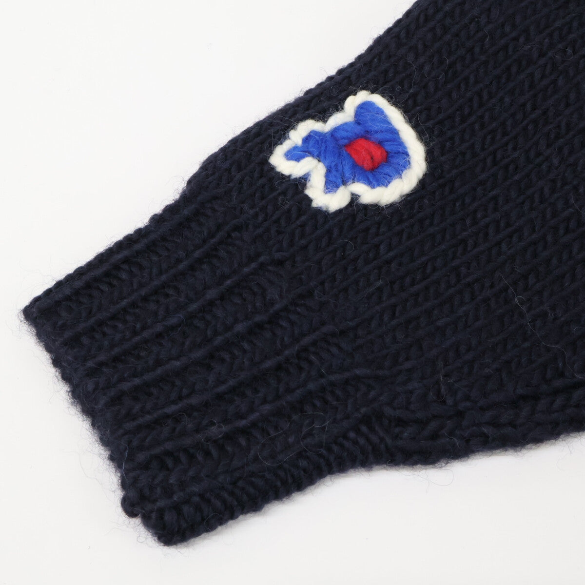 RICE NINE TEN 米九十 【全新】HKN-SW 三段刺绣 HAND KNITTING SWAETSHIRT 针织毛衣 上衣