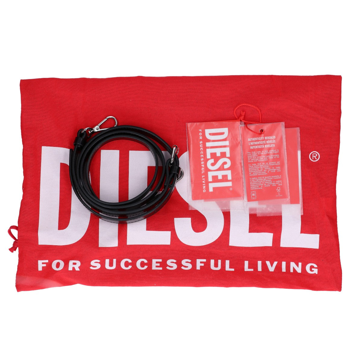 DIESEL ディーゼル 【美品】X08396 P5237 T8013 1DR オーバルD ロゴ デニム 2WAY ショルダーバッグ