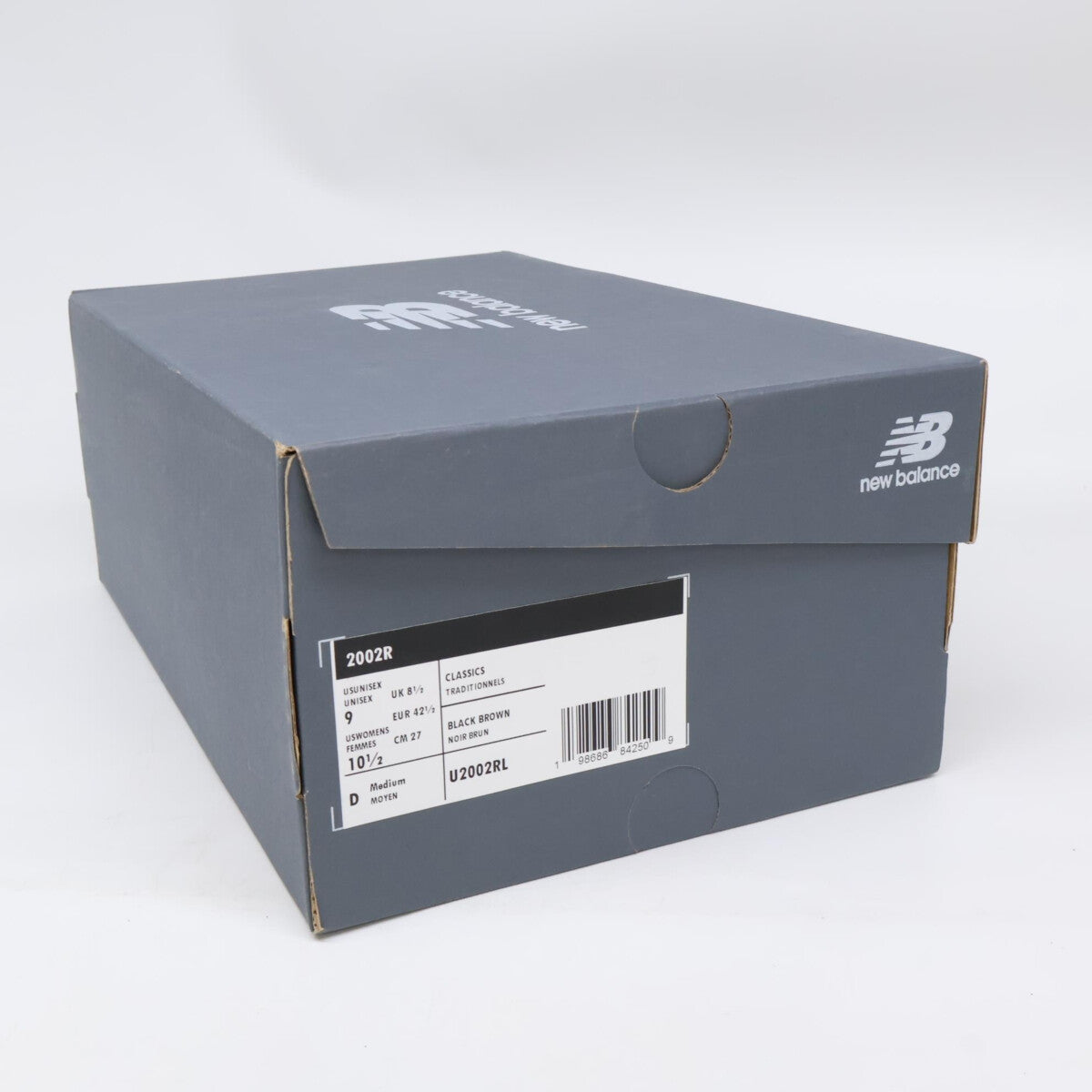 NEW BALANCE ニューバランス U2002RL 2002R ブラック スエード×メッシュ ラバーアウトソール ローカットスニーカー シューズ