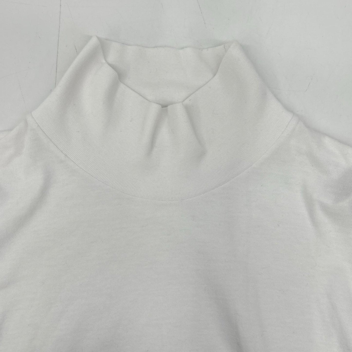 AURALEE オーラリー A22AP03ST 22AW ホワイト コットン100 SEAMLESS HI NECK L/S TEE カットソー トップス