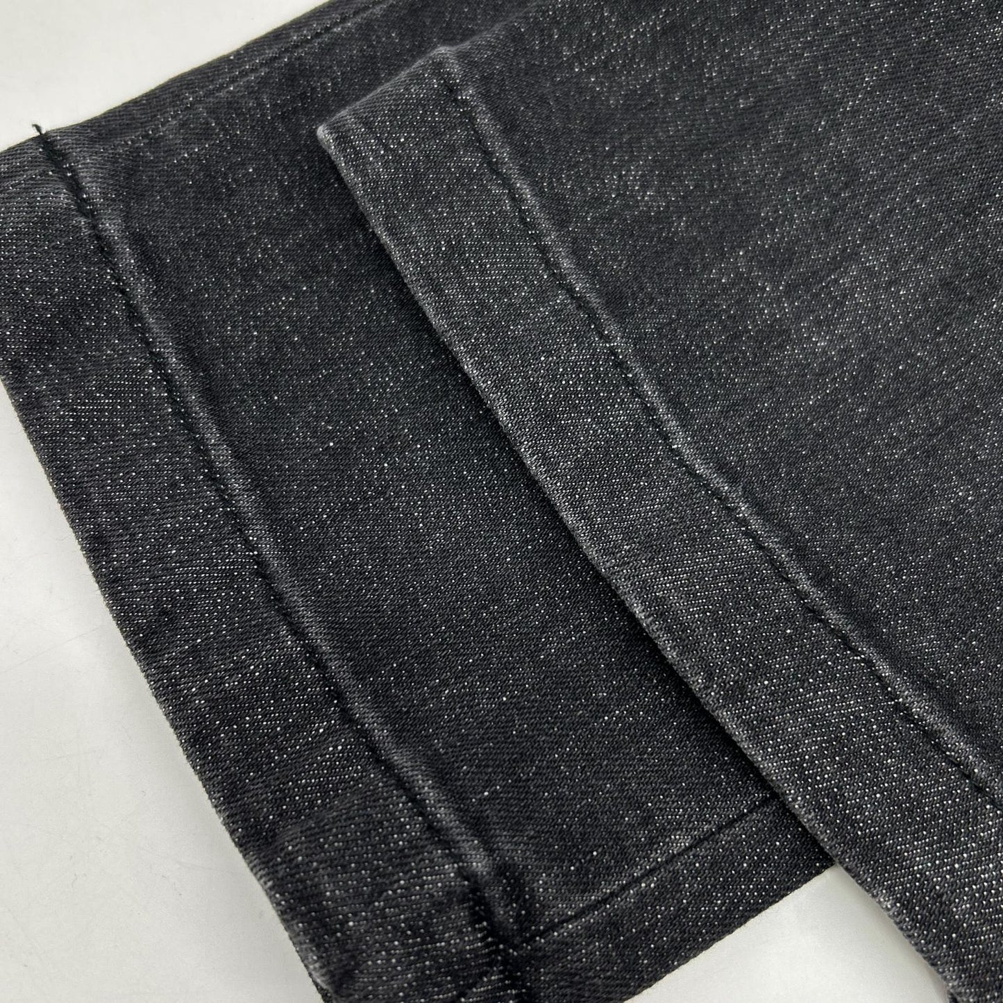 YPU037 ROBUSTO/Robust Wash Black Button Fly Denim Chino Pants Bottoms 31 Men's