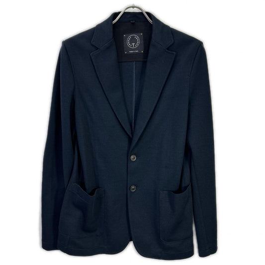 T-JACKET ティージャケット 51BA419J ネイビー ヴァージンウール×アクリル 2Bニットテーラードジャケット/センタープレスパンツ セットアップ スーツ セットアップ