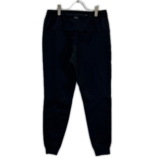MHSL21S5073-S Black Nylon x Cotton Drawstring Easy Pants Bottoms 03 Men's