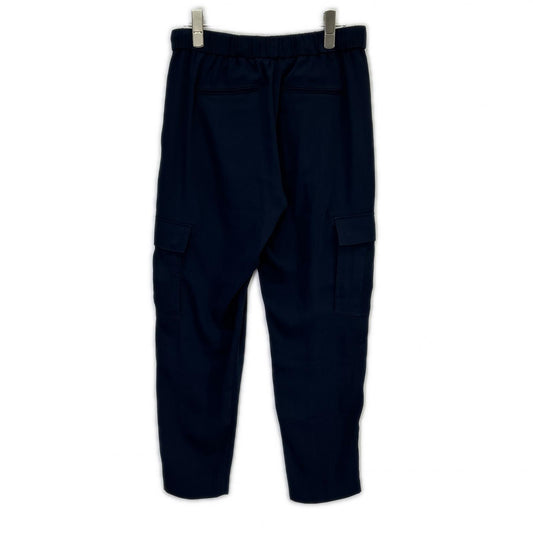 211695105002 Navy Polyester Drawstring Cargo Jogger Pants Bottoms 2 Men's