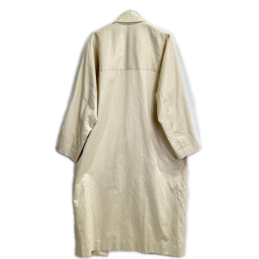 DES PRES デプレ 25SS 22085108008 アイボリー コットンサテン オーバーコート コート