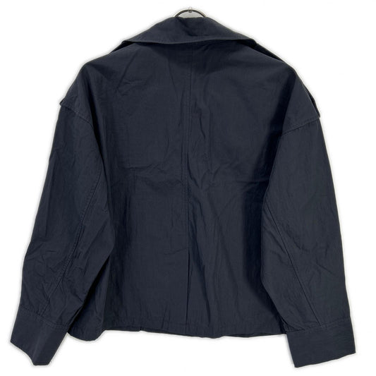 theory luxe セオリーリュクス 03-5109615 25年製 ネイビー Loe kirs ten Coat ショートトレンチコート ジャケット