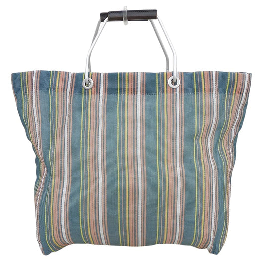 MARNI Marni Marni Market Stripe Shopping Bag Handbag Ladies BAYBERRY GREEN Multi-color SHMHR08A00 Handbag
