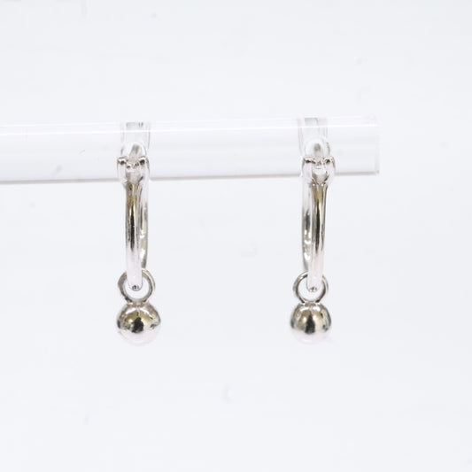 MISSOMA ミッソマ 【美品】925 テニスチャーム ミニ フープ ピアス