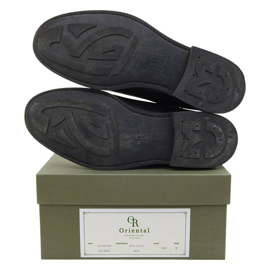 ORIENTAL SHOES オリエンタルシューズ 808ラスト GLOSTER サイドゴア チェルシーブーツ メンズ ボックスカーフ ブラック 9 FG3700 シューズ