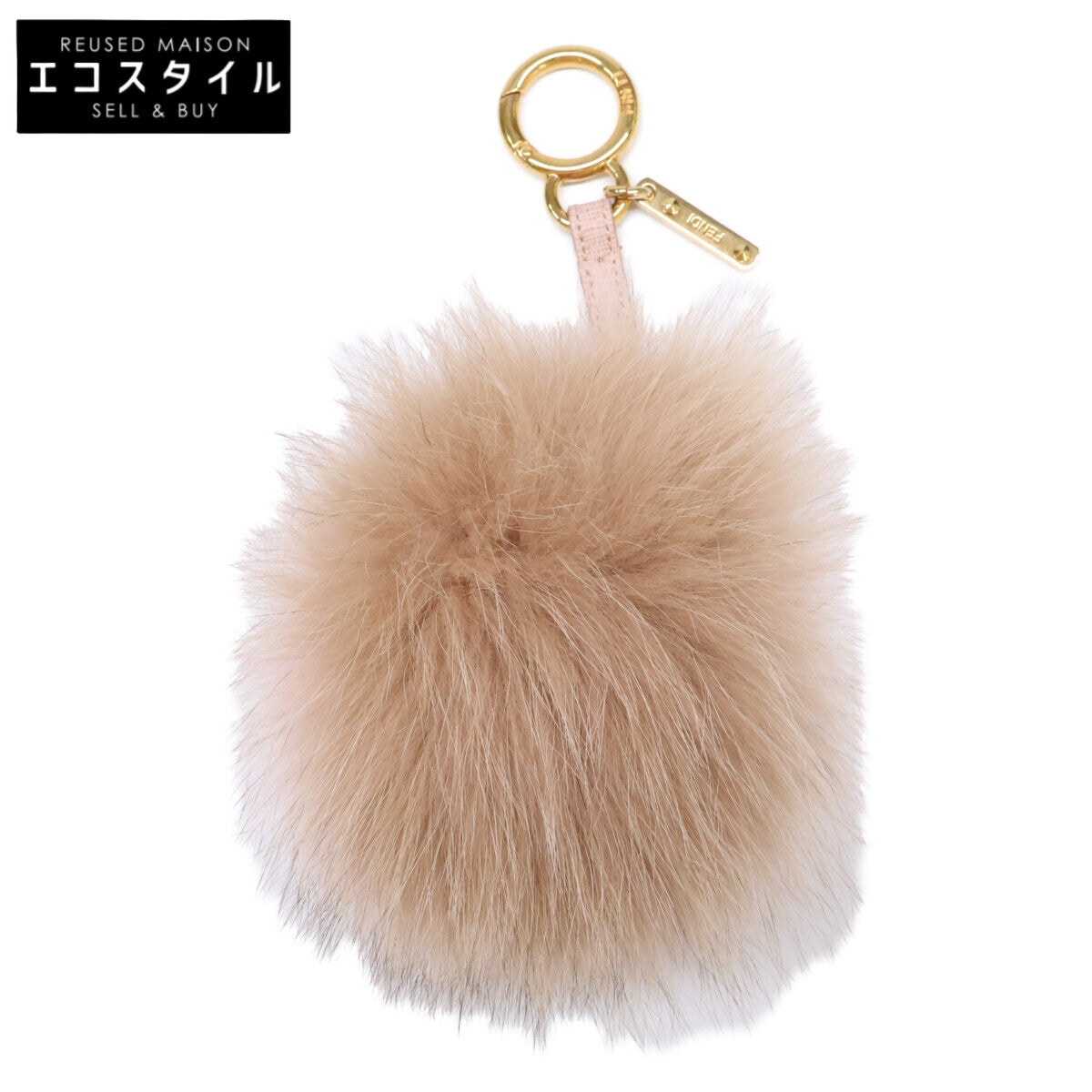 FENDI フェンディ ポンポンファー バッグチャーム キーホルダー
