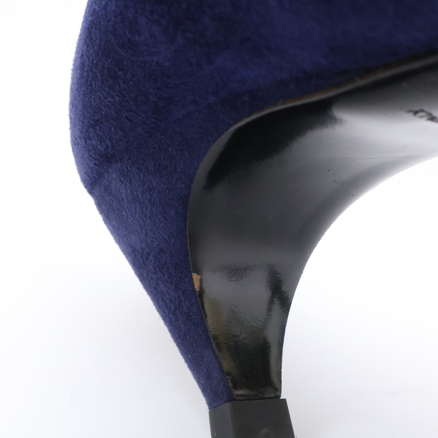 PRADA プラダ 【新品同様】スエード ポインテッドトゥ ヒールパンプス シューズ