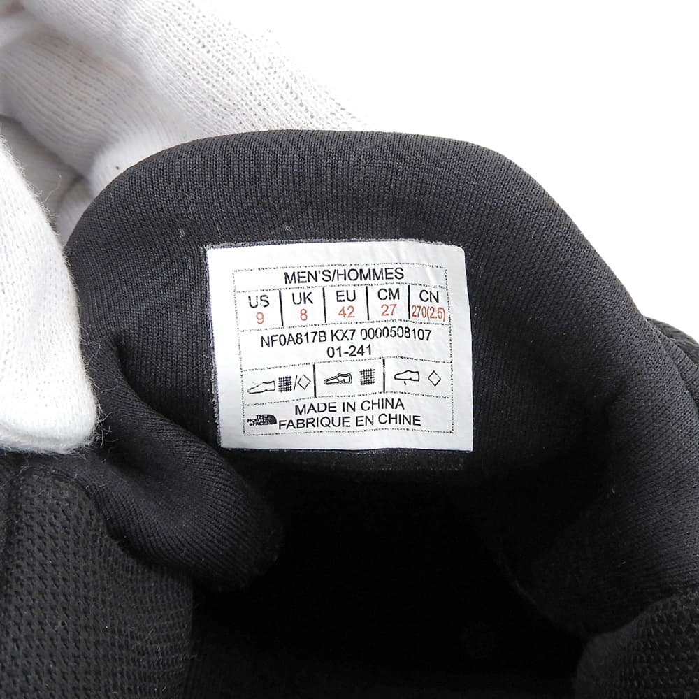 THE NORTH FACE ノースフェイス Glenclyffe Low グレンクリフ ローアンクルブーツ シューズ メンズ ブラック 27cm NF0A817B シューズ