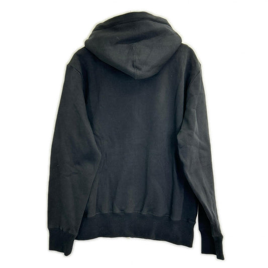 1piu1uguale3 ウノピゥウノウグァーレトレ MRB659-COT396 ブラック SIC ZIP HOODED サイドリブニットジップアップパーカ ジャケット トップス