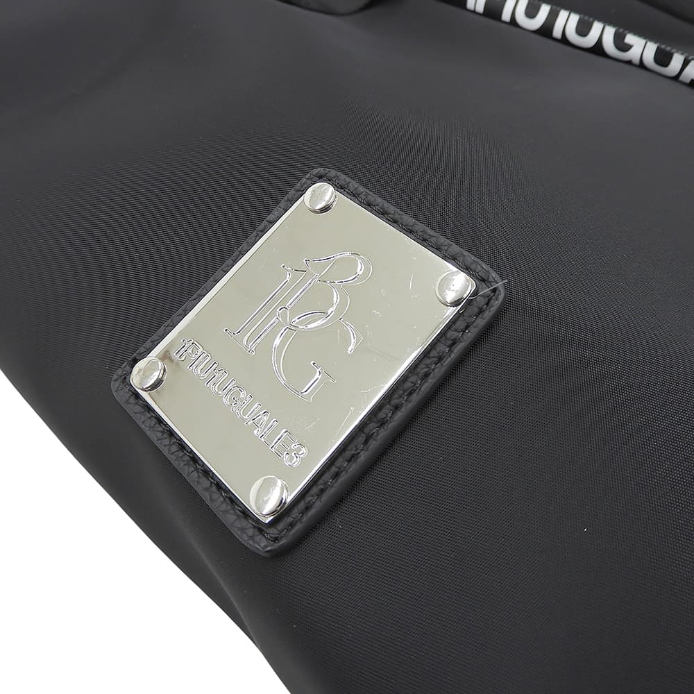 1piu1uguale3 ウノピゥウノウグァーレトレ 美品 GOLF BOSTON BAG ボストンバッグ メンズ ブラック GRG356-NYU085 ボストンバッグ