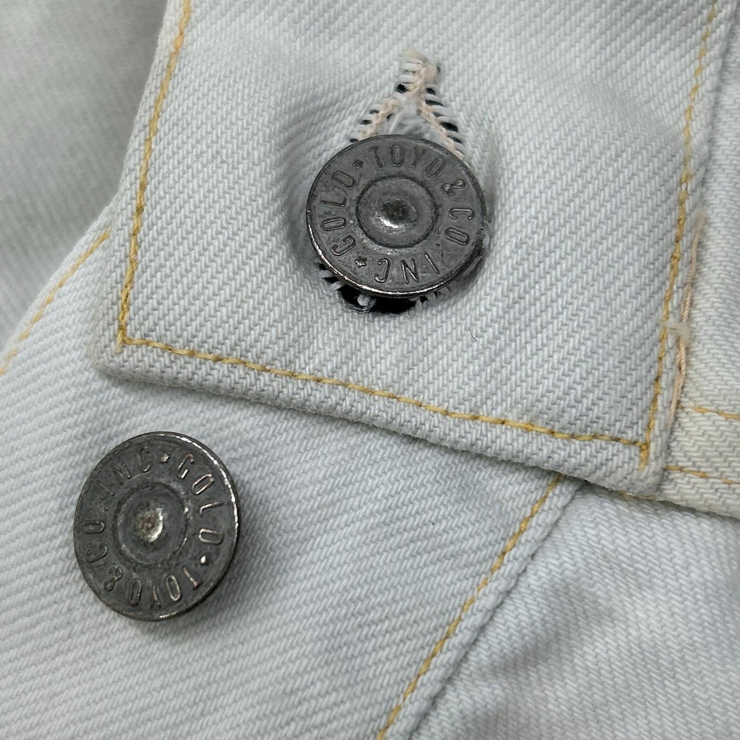 GOLD ゴールド GL14812H ホワイト 14oz. DENIM TRUCKER JACKET AGED MODEL ジャケット