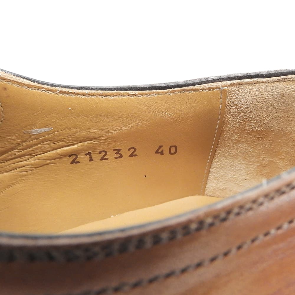 MAGNANNI マグナーニ 美品 外羽根 プレーントゥ シューズ メンズ ブラウン 40 21232 シューズ