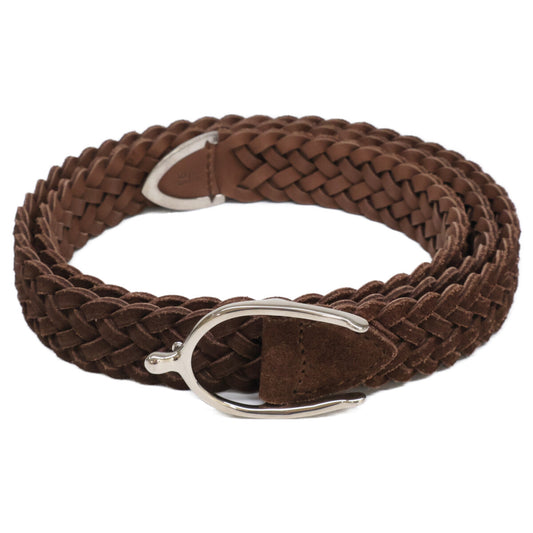 CHAMBORD SELLIER CATUS Calf Suede Mesh Puntale Belt