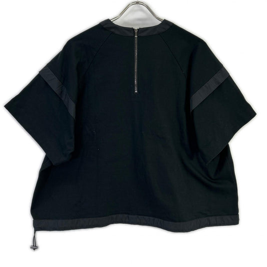 LOHEN ローヘン LH24SS-CU033 ブラック コットン コンビストリングTシャツ トップス