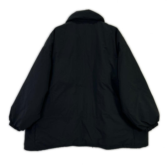 CALUX キャラクス CA25DEU-DW33 ブラック スナップボタン PUFFER COACH JACKET/パファーコーチダウンジャケット ジャケット