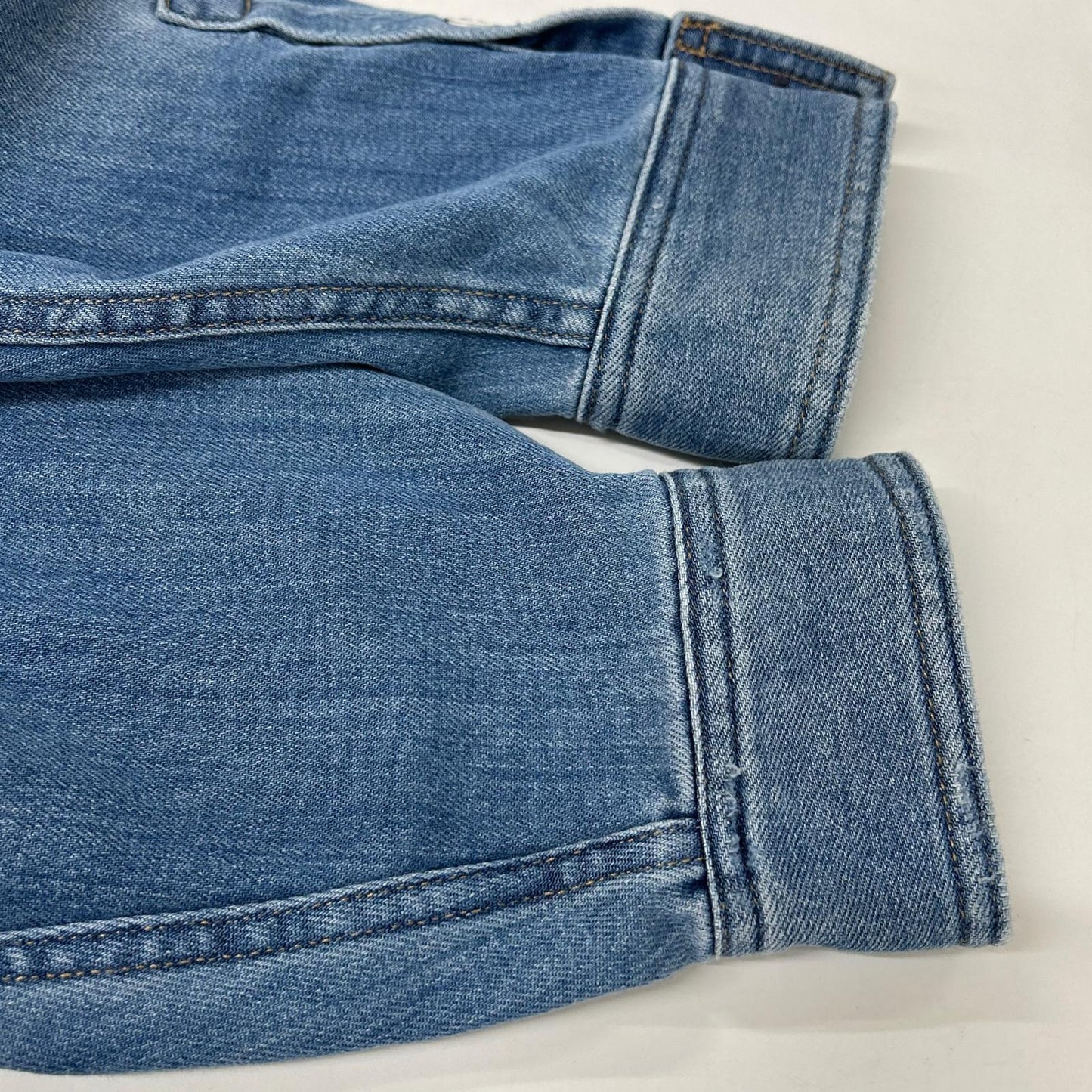 PAYDAY Indigo Cotton Long-Sleeve Denim Shirt Tops
