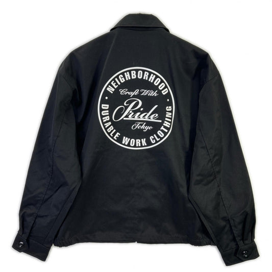 NEIGHBORHOOD ネイバーフッド 242TSNH-JKM03 24AW ブラック ZIP WORK JACKET ジップワークジャケット ジャケット