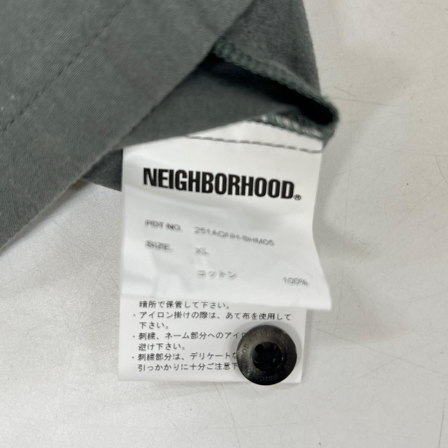 NEIGHBORHOOD ネイバーフッド 251AQNH-SHM05 25SS カーキ GUAYABERA SHIRT SS 半袖シャツ トップス