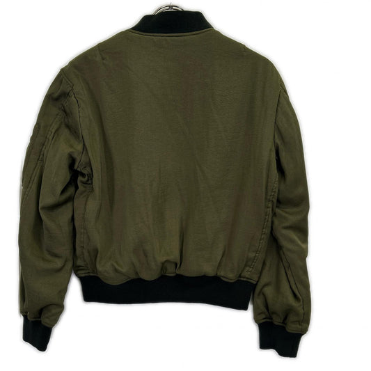 Khaki Reversible MA-1 Blouson Jacket S Ladies