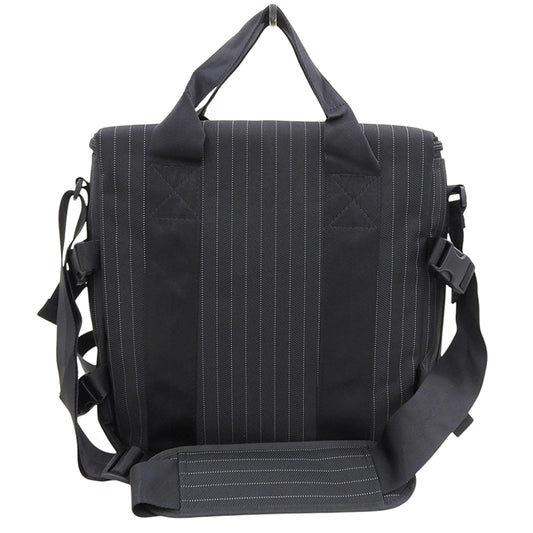 STUSSY ステューシー 美品 ストライプ レコード バッグ ショルダーバッグ メンズ ブラック 00s ショルダーバッグ