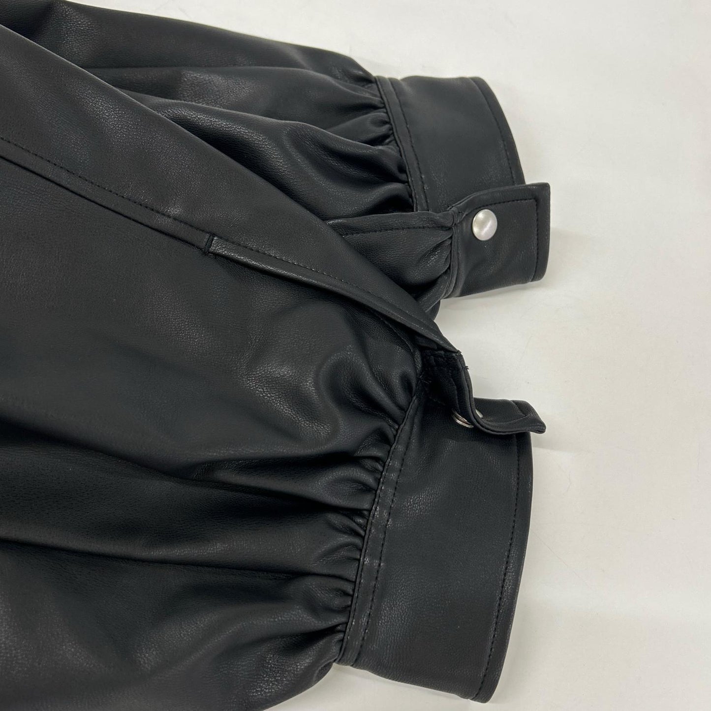 AMERI AMERI 黑色 LADY GATHER RIDERS JACKET 夹克