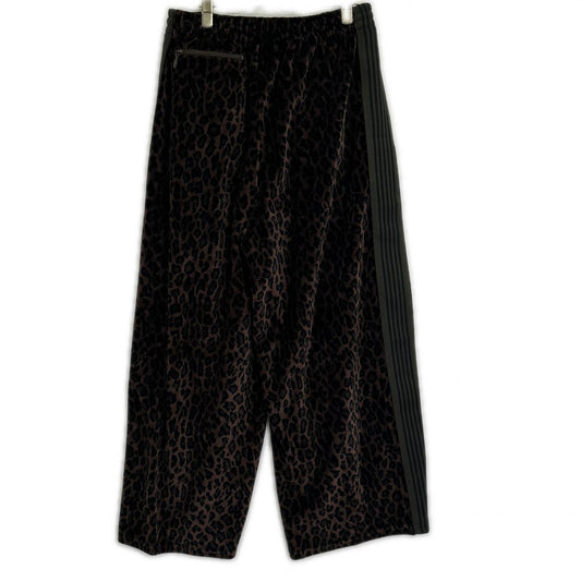 needles ニードルズ RW1506 ブラウン ベロア レオパード Track H.D.Pants ヒザデルトラックパンツ カプセルコレクション ボトムス
