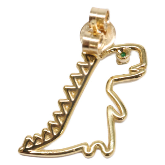 ALIITA アリータ 【美品】26SS 9KYG DINO ESMERALDA EARRING SINGLE ディノ エメラルド 片耳 シングル ピアス